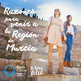 Razones para venir a la Región de Murcia